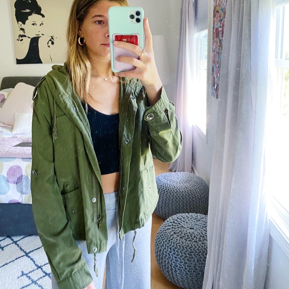 Army green brandy jacket